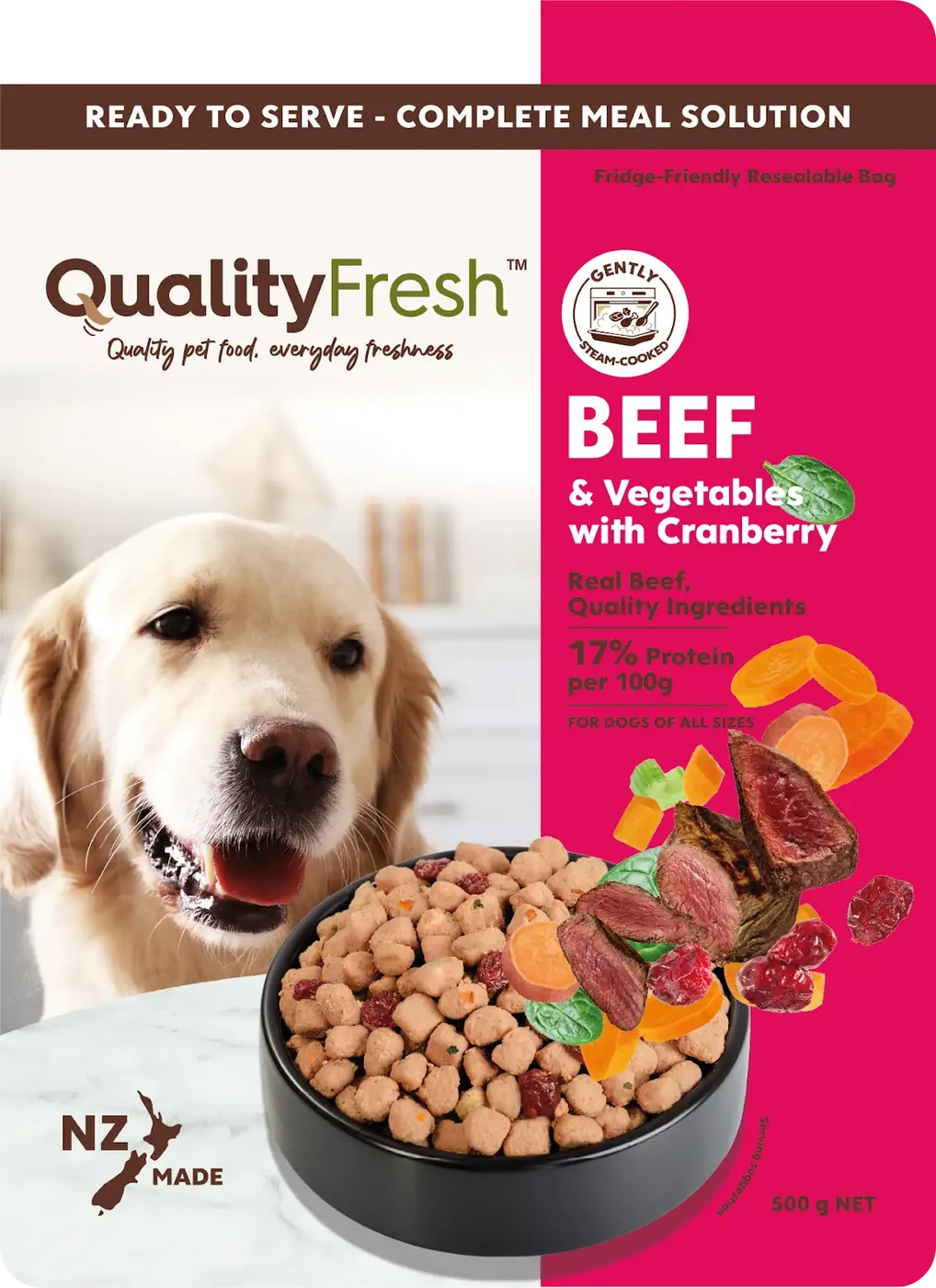 QualityFresh Beef for dogs